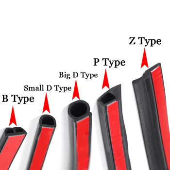 

20M Car Door Seal Strip Soundproof Sealing Big D Z P Type for BMW EfficientDynamics 335d M1 M-Zero 545i 530xi X2 X3 M5 M2