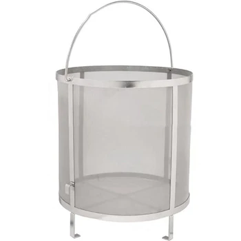 

Stainless Steel Beer House Household Beer Filter Basket Filter Bar Appliance Jelly Jam Filter Bag Homemade Wine Barrel