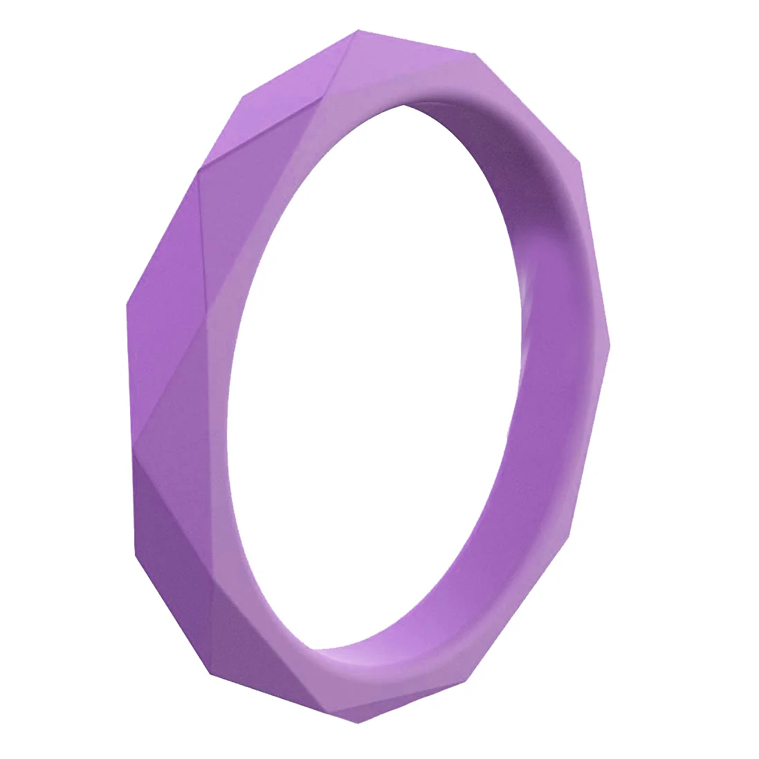 Women's Hypoallergenic Silicone Sports Ring - Flexible, Colorful Rubber Band