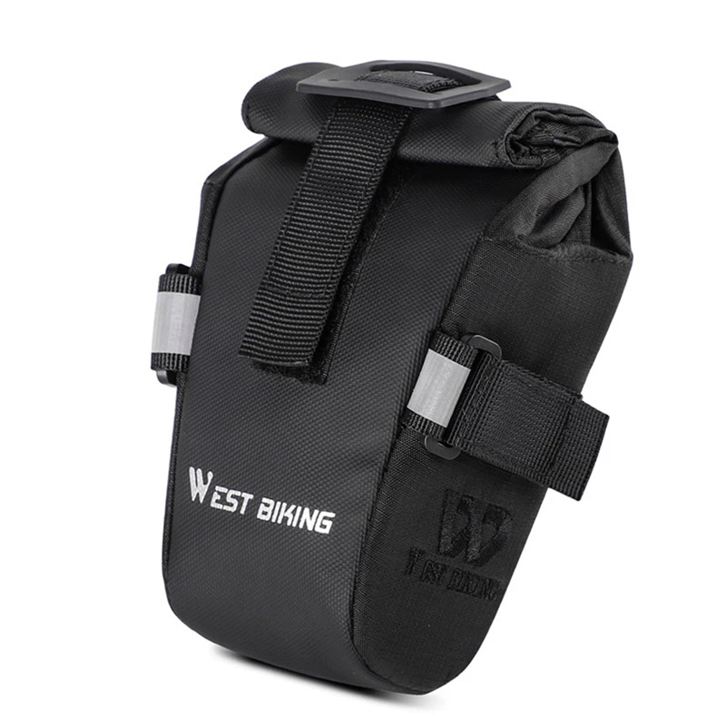 Sacoche de selle de vélo - BAG040B - Étanche 13L - Pliable - PVC 500D