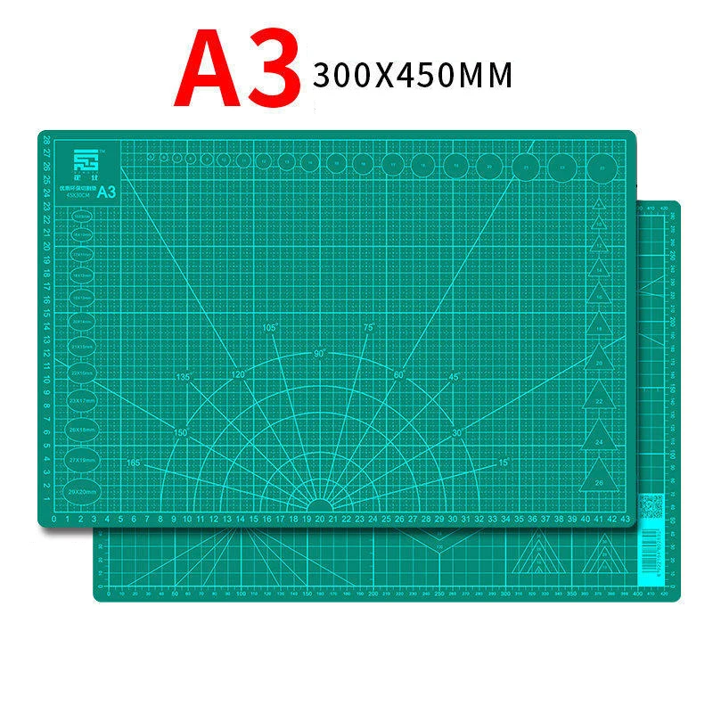 A3 A4 A5 PVC коврик для резки лоскутный коврик для резки A3 Лоскутные инструменты ручной инструмент DIY разделочная доска Двусторонняя самовосhealing вающаяся