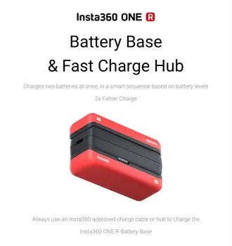 

Original Battery Base/Fast Charge Hub/Accessories For Insta360 ONE R