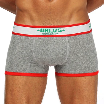 

Cueca Underwear Men Underpants Men's Panties Boxer Man Cotton Male Boxers Boxershorts Shorts U convex pouch Breathable OR172