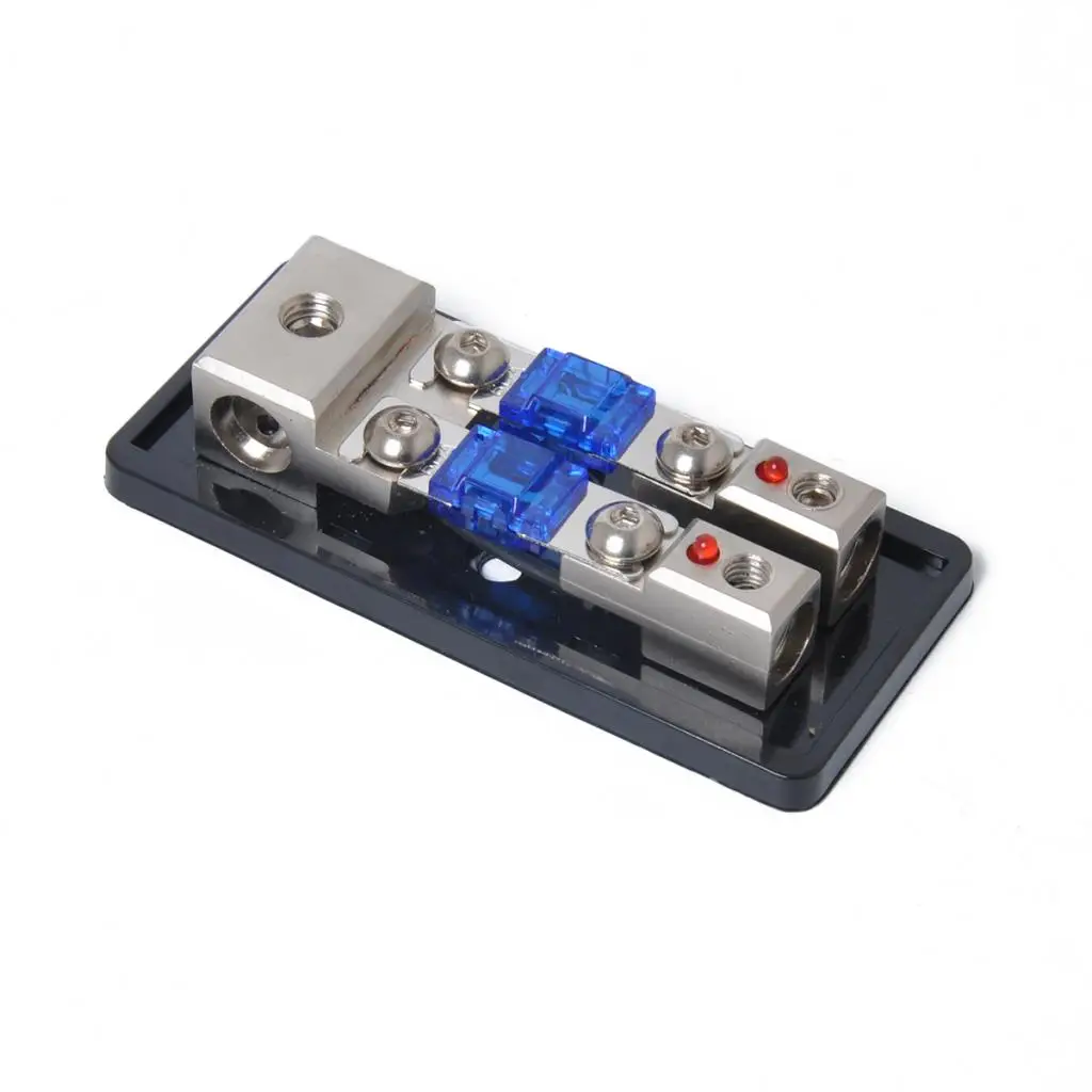 

Car Truck 2 Way Blade Fuse Holder Box Power/Ground Distribution Block Case