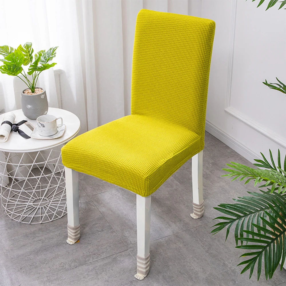 Effen Kleur Stoel чехол из спандекса Hoezen Voor Eetkamer Эластичный чехол для гостиницы Keuken Bruiloft