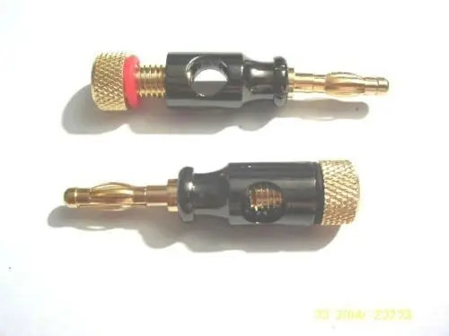 

Высококачественный позолоченный Штекерный разъем 4 мм