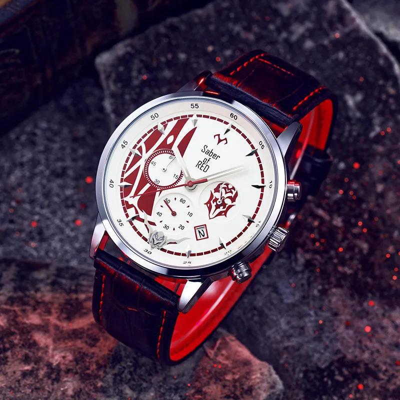 Часы Fate Apocrypha Аниме часы роль мордреда Жанна д 'Арк/Alter Рисунок Модель подарок