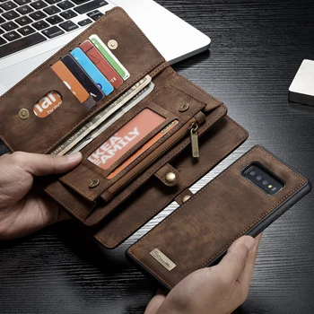 

Phone Case For Fundas Samsung Galaxy S8 S9 S10 Plus S10E Note 8 9 Multi-functional Wallet Leather Magnet Back cover