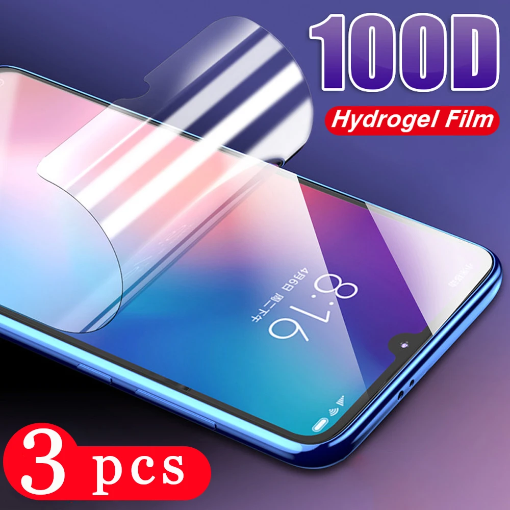 3 шт. мягкая Гидрогелевая пленка для xiaomi mi A3 lite Защитная A2 экрана телефона не