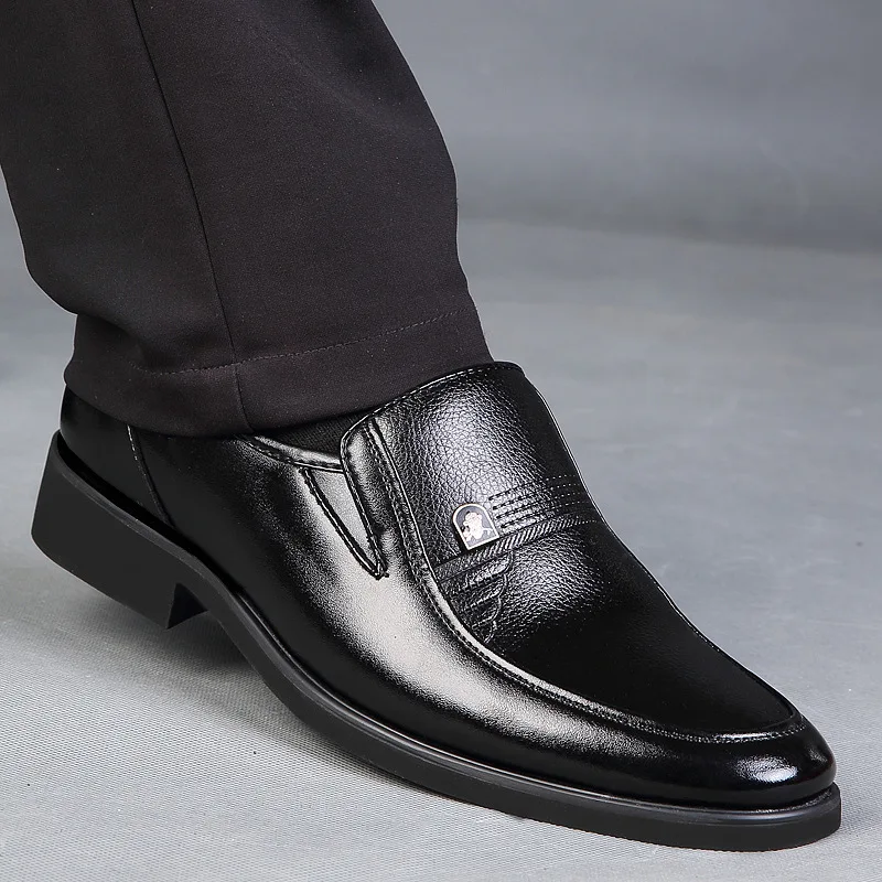 

Men Shoes New Style Leather Shoes Leather Boot Pointed-Toe Leather Boot Shoe Business