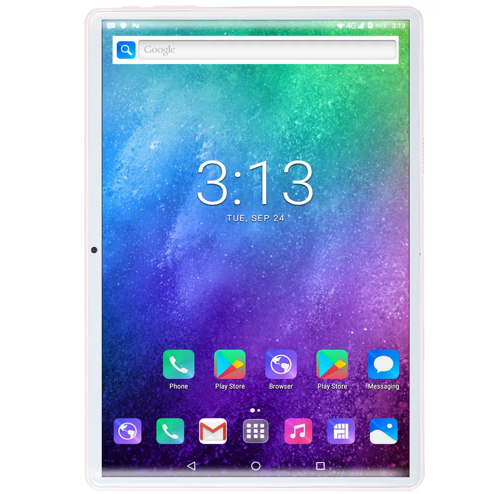 New System 10.1 inch Tablet 2.5D Tempered Glass 4G Phone Call 8GB/128GB Ten core Dual SIM Support 8.0 MP Android 9.0 Tablet PC