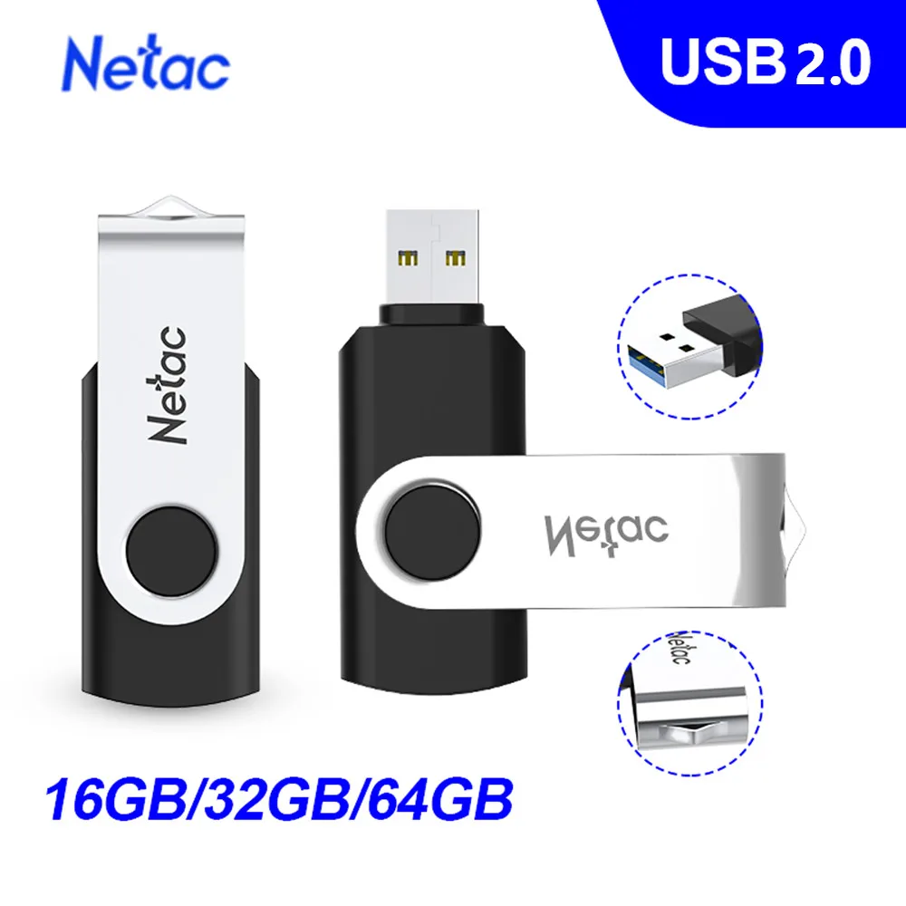 Netac водонепроницаемый USB флеш накопитель для смартфона 64 ГБ 32 16 usb карта памяти Cel