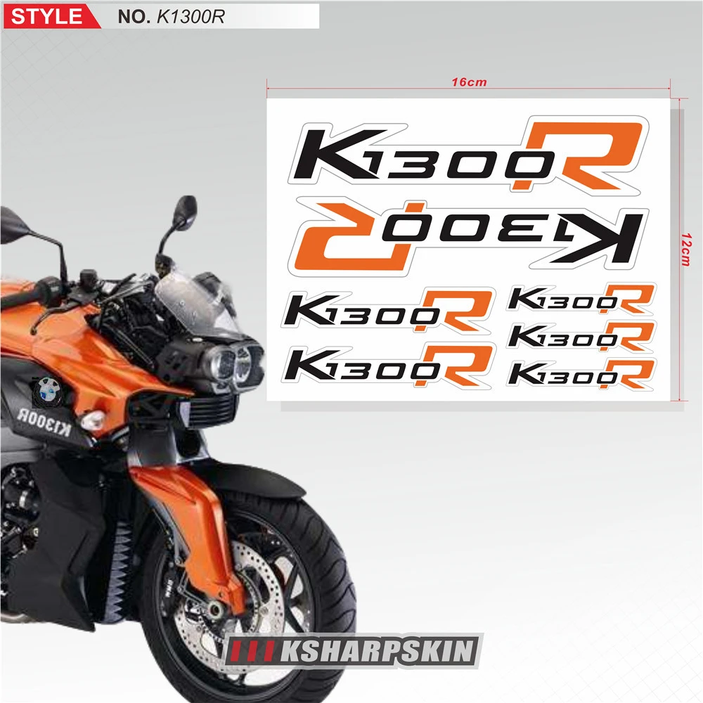 New Motorcycle Stickers Body Reflective Waterproof Body Fuel Tank Tail Box Logo Decals Kit Set For Bmw K1300r K 1300 R Decals Stickers Aliexpress