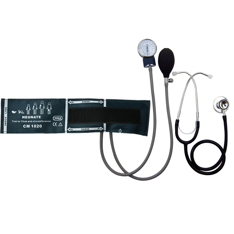 

1020D++ Neonate arm multi tool blood pressure monitor Aneroid Sphygmomanometer BP Cuff Kit with stethoscope nurse accessories
