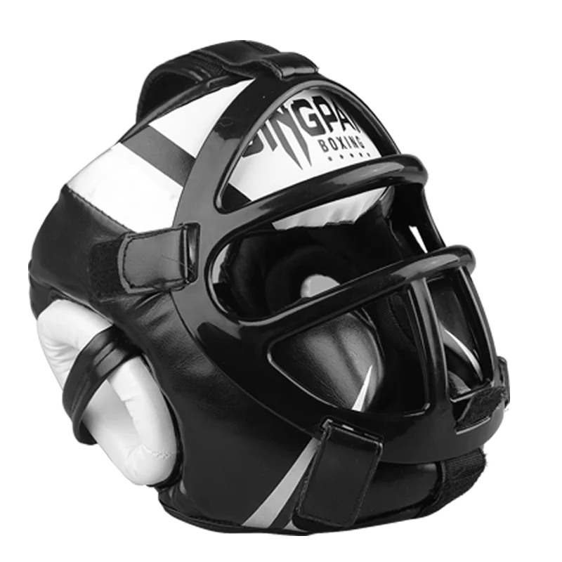 GINGPAIHighgradePULeatherBoxingHelmetAdultandKidsProfessional