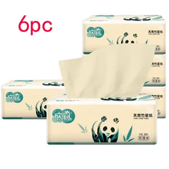 

6Rolls/Lot Paper Towels Soft Toilet Paper White Paper Towels Household Three-Layer Paper papel higienico