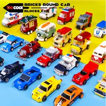 City brick – blocs de construction de voiture, course de vitesse, Super modèle de sport, véhicules de rallye, Machine, camion, jouet pour garçons, cadeau