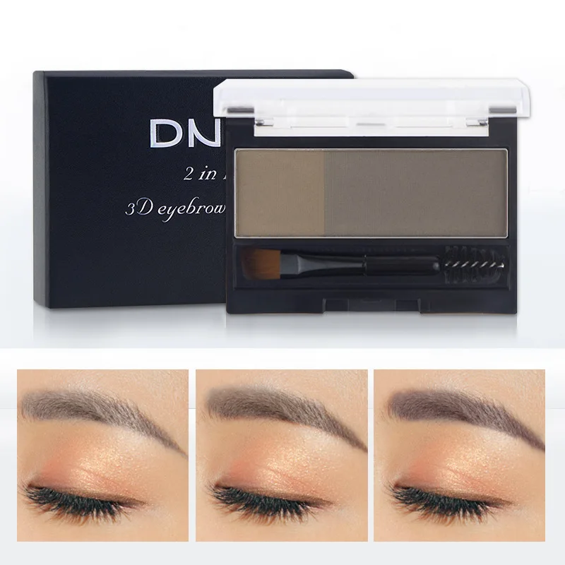 

Double Color Eyebrow Powder Professional Makeup Palette Eyebrow Stamp Eye Brow Enhancers Eye Brows Shadow Make Up Brow Powder