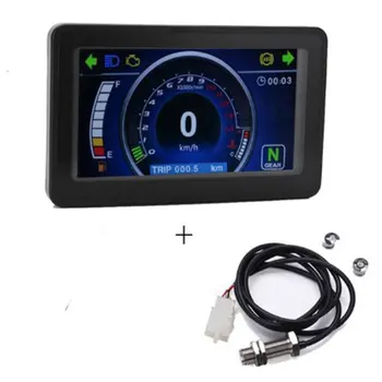 

1/2/4 Cylinder Universal Motorcycle LCD Display Cluster Replaceable Speedometer Multi-function Instrument Motorbike