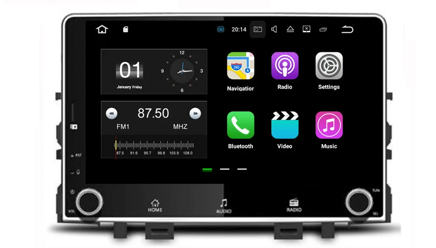 Flash Deal 9" Quad core 1024*600 HD screen Android 9.0 Car GPS radio Navigation for Kia Rio Europe Version 2017-2019  with 4G/wifi,DVR,OBD 2