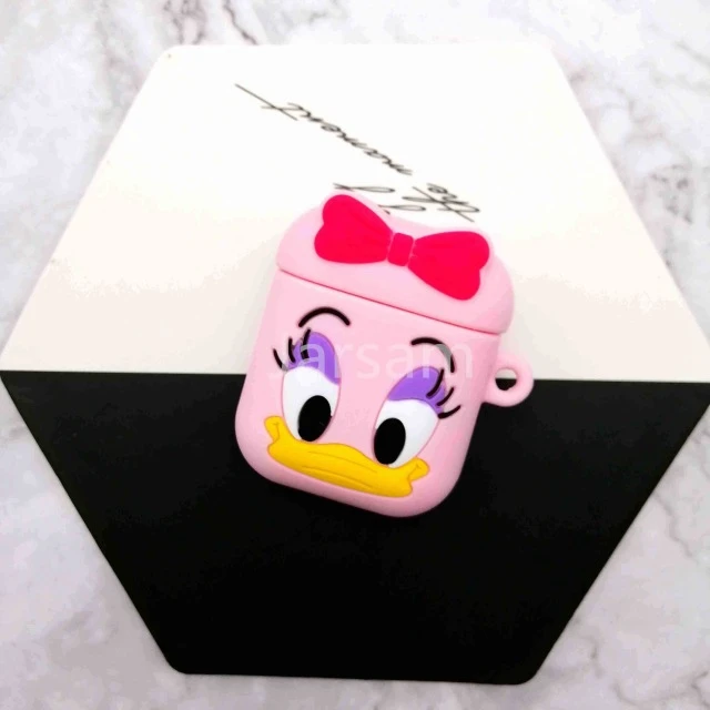 FemaleDonaldDuck Беспроводной чехол для наушников для Apple Airpods силиконовый чехол для наушников s защитный чехол для Airpods - Цвет: FemaleDonaldDuck