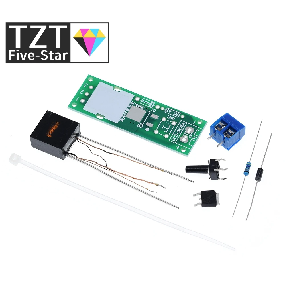 HV-1 высоковольтный генератор с дуговым зажиганием DIY Kit Arc комплект зажигания для
