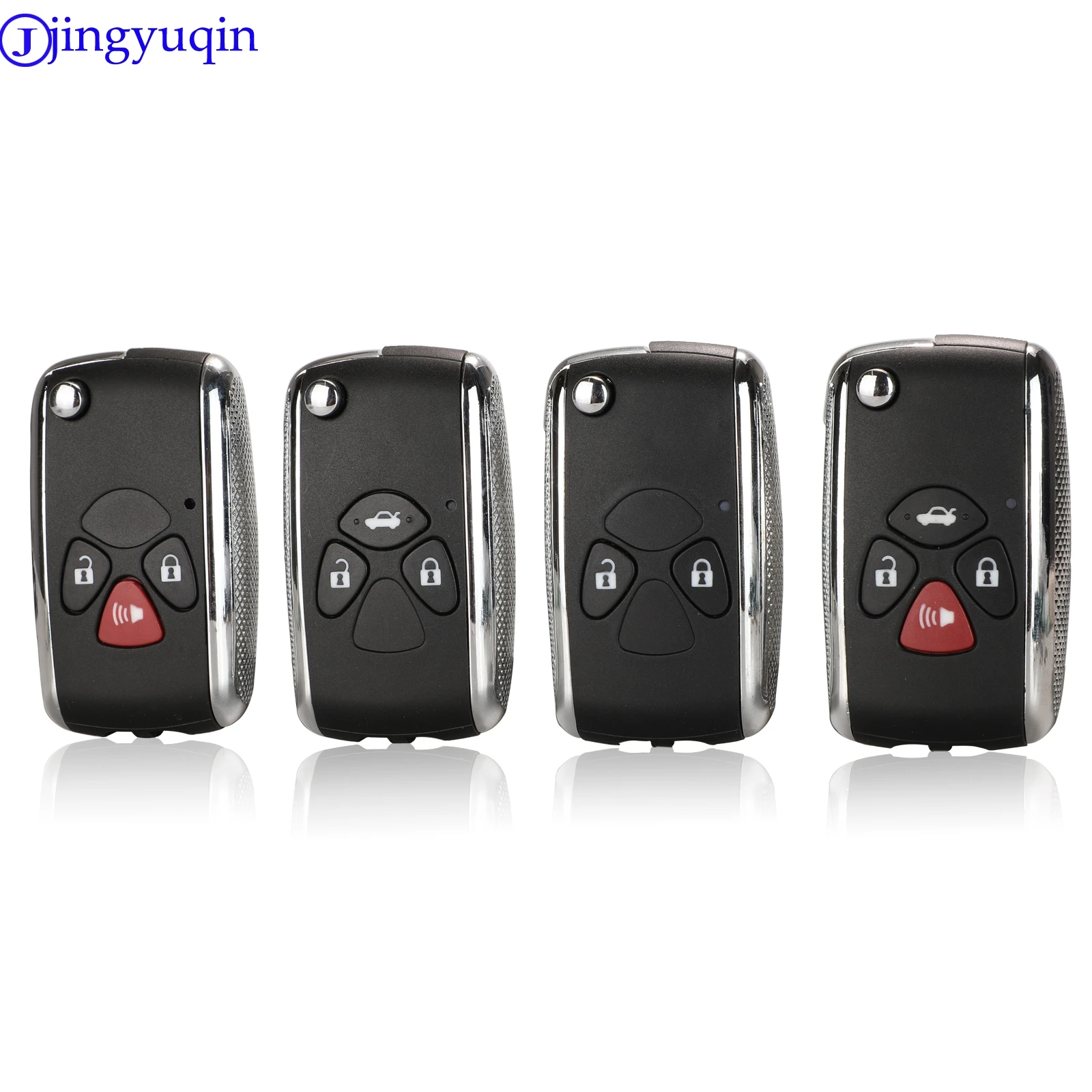 Модифицированный Корпус для автомобильного ключа jingyuqin 10ps 2/3/4 Toyota RAV4 Yaris Venza Scion TOY43