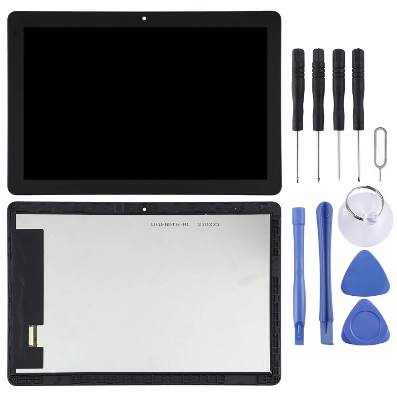 LCD Screen Digitizer Full Assembly with Frame for Huawei MediaPad T5 AGS2-W09/AGS-W19 Tablet PC LCD Display Replacement Parts