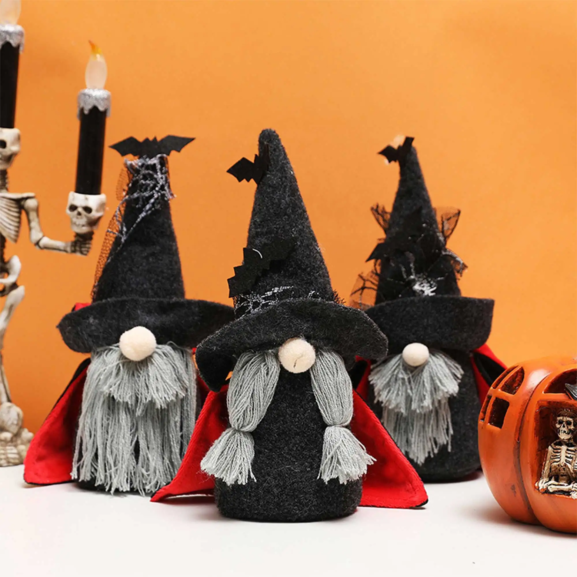 Muñeca De Gnomo De Halloween, Juguetes Para Niños, Calabaza, Muñeca Sin