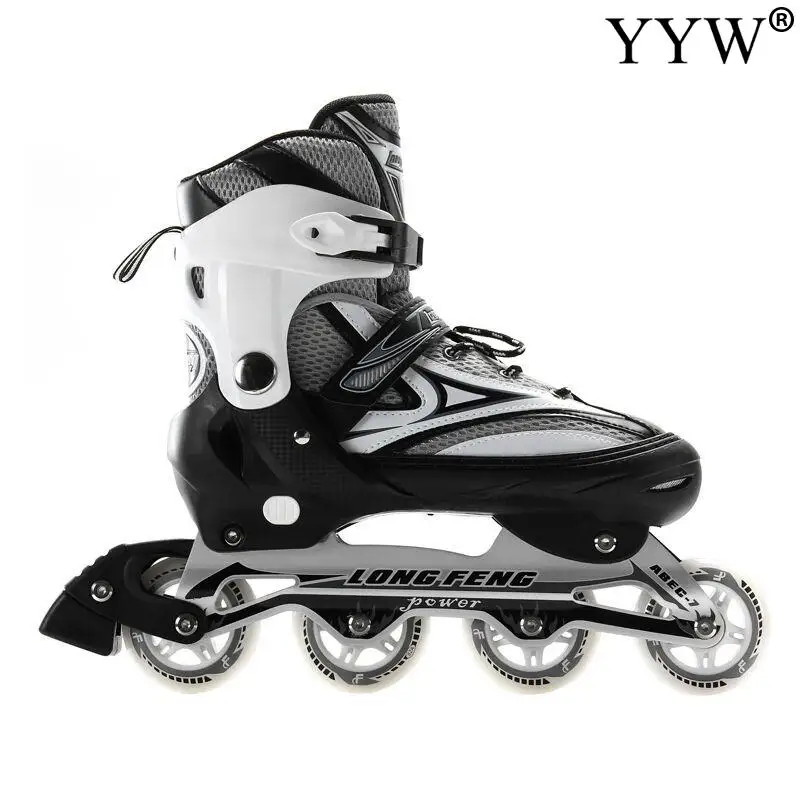 2021 Adult Men Europe Size 43 - 46 Roller Skates Blade Skating Shoes Sliding Inline 4 Wheels 1 Row Line Outdoor Sports Beginner | Спорт и