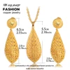 Wando Ethiopian Dubai Arab Wedding Jewelry sets Pendant Necklaces Earrings  for Womens Gold Color Eritrean African Bride Gifts ► Photo 3/6