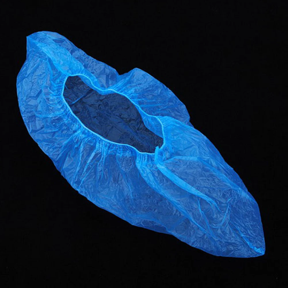 Plastic Disposable Shoes Covers High-Top Low-Top Women Man Rainy Day Anti-Slip Shoe Accessories#137
