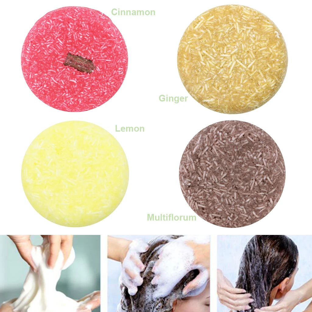 4pcs 100% Natural Handmade Solid Shampoo Soap Bar Oil Control Hair Growth Handmade Hair Shampoo Soap Hair Darkening 4pcs 100% Natural Handmade Solid Shampoo Soap Bar Oil Control Hair Growth Handmade Hair Shampoo Soap Hair Darkening