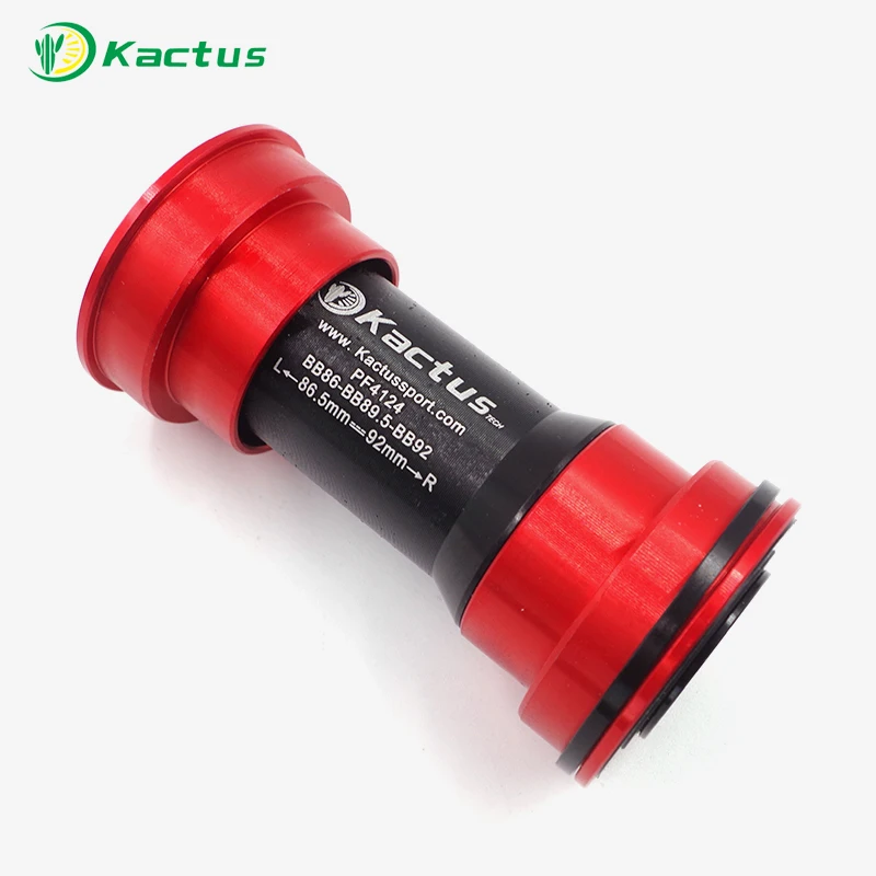 KACTUS TECH керамический PRESSFIT велосипедный кронштейн ULTEGRA XT GXP Кривошип MTB дорожный горный велосипед Нижний Кронштейн пресс подходит BB часть - Цвет: red