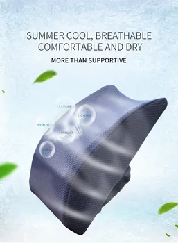 

Ognee free shipping Waist Support Office Study Student Space Memory Foam Car Pregnant Women Seat Pad