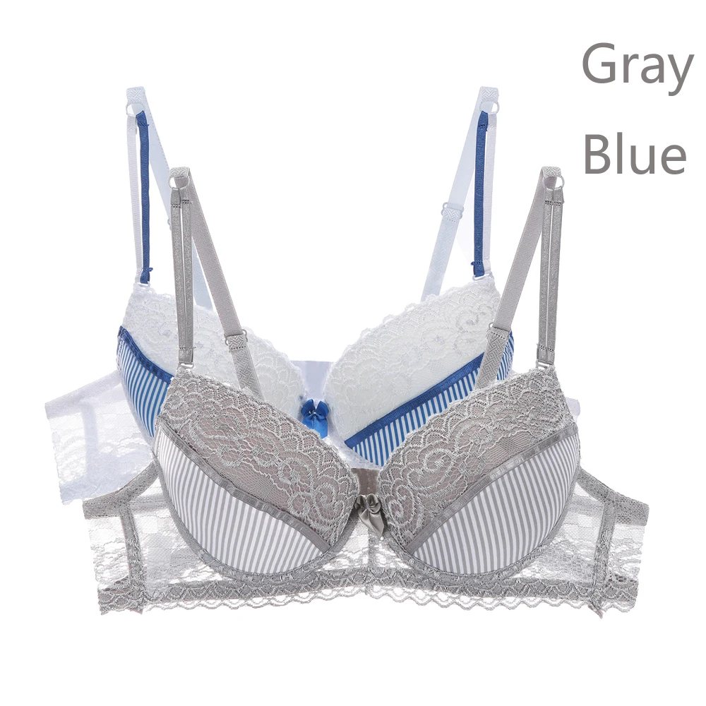 2PCS/Lot Intimate push up women bra BC cup lace lingerie embroidery sexy young female underwear soutien gorge