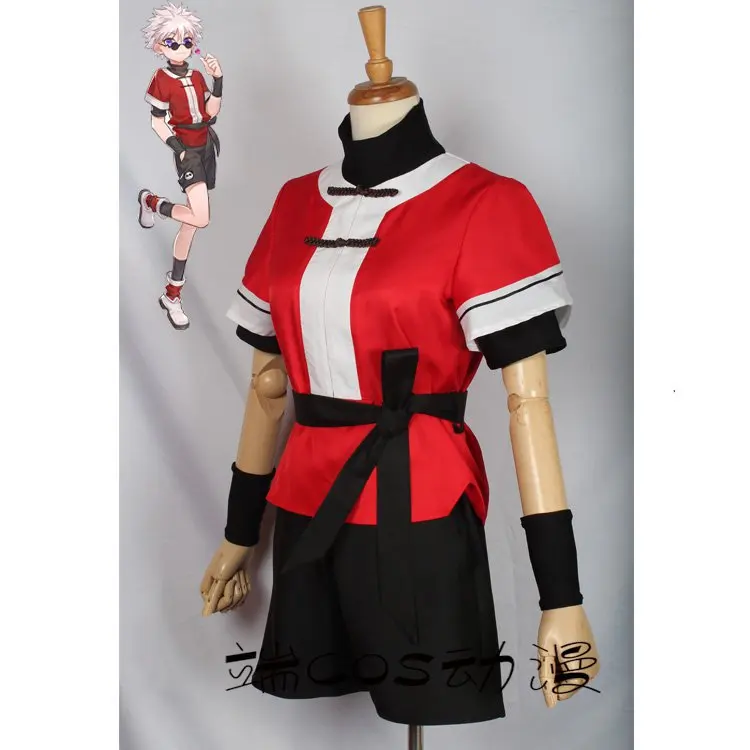 

Anime HUNTER HUNTER Killua Zoldyck Cosplay Costume Daily Uniform Suit Outfit Clothes halloween costumes for men women
