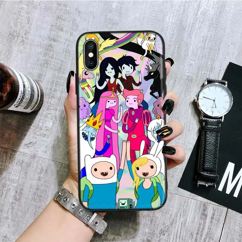 Специальная Черная задняя крышка для Apple IPhone 11 Pro XS MAX XR 7 8 6 6S Plus X 10 Ten 5 5S SE Coque Shell