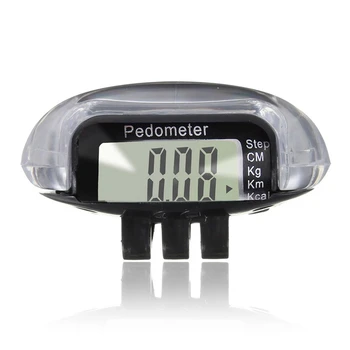 

LCD Digital Multi Peeter Walking Step Distance Calorie Counter Run Fitness - Black