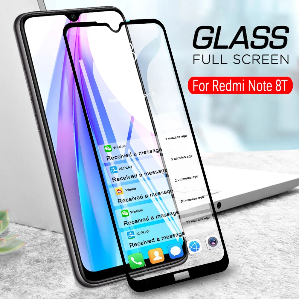 9H HD полное покрытие стекло для Redmi 8 8A Note Pro 8T Защита экрана Xiaomi MiA3 Lite CC9 CC9E