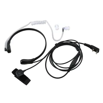 

2.5mm Throat Microphone Earpiece Headset Mic PTT for Walkie Talkie for Motorola CB Radio TLKR T80 T60 T5 T7 T5410