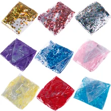 Children Bling Transparent Swimming Ball Toys Round Inflatable Sequins Inside PVC Beach Ball Swimming Pool Floating Toy