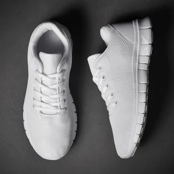 

2020 New Fashion white Shoes Men Shoes Women Flyweather Comfortable Breathabl Non-leather Casual Lightweight Shoes Large Size