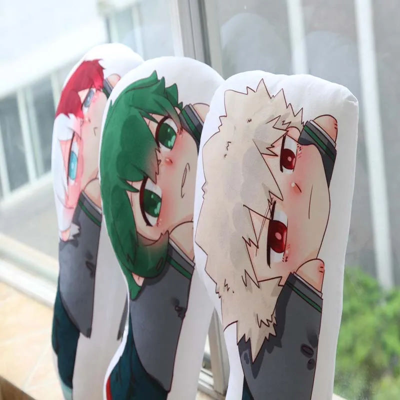 1 шт. 45 см мультфильм аниме Bakugou кацуки Todoroki Shoto Midoriya izku плюшевая подушка Boku my Hero Academy подарок для ребенка