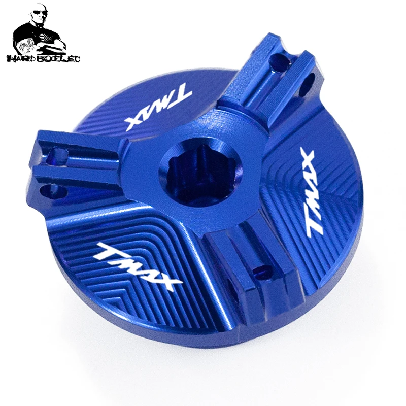 T-max logo M2.02.5 Motorcycle Aluminum Oil Filler Cap Plug cover For T MAX 530 tmax530 2013-2016 tamx500 Tmax 500 2008-2012 (3) 副本