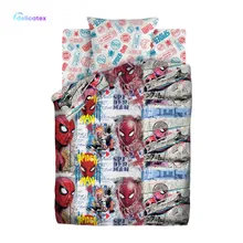 КПБ Delicatex1.5 бязь "Человек Паук"(70х70) рис. 16211-1/16212-1 Арт