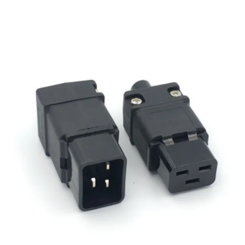 Universal 250V 16A Standard IEC320 C20 C19 AC Electrical Power Cable Cord Connector PDU Removable socket plug plug adapter electrical socket power socket power plug adapter power cord