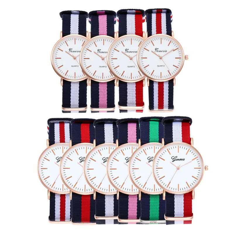 hair ties for women Nylon Strap Style Quartz Women Watch Top Brand Watches Fashion Casual Fashion Wrist Watch 2018 Hot Sale  Fashion Ladies Watches hair clip ins