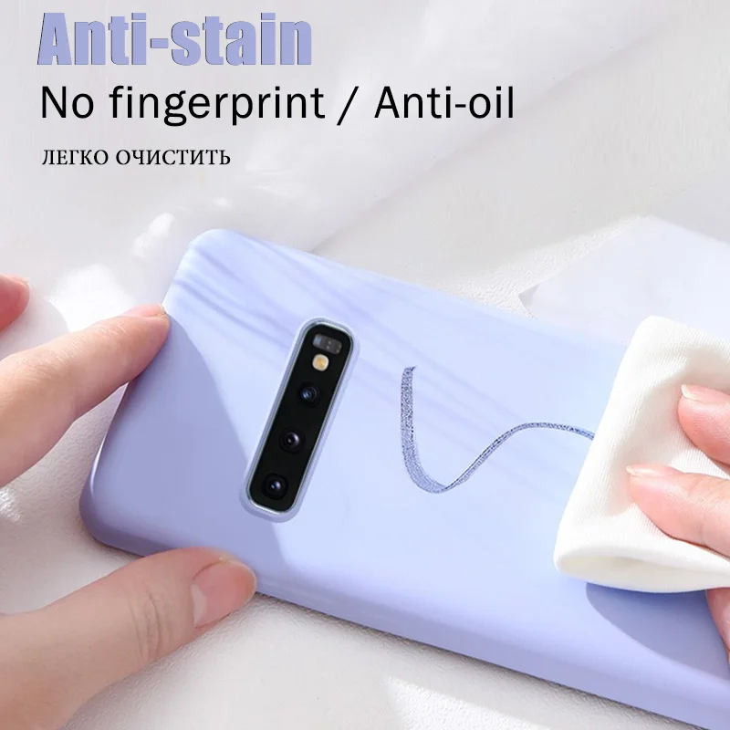 Роскошные жидкий силикон чехол для samsung Galaxy A20 A30 A40 A50 A70 A80 A90 S8 S9 S10 плюс S10e Note8 9 10 Pro J6