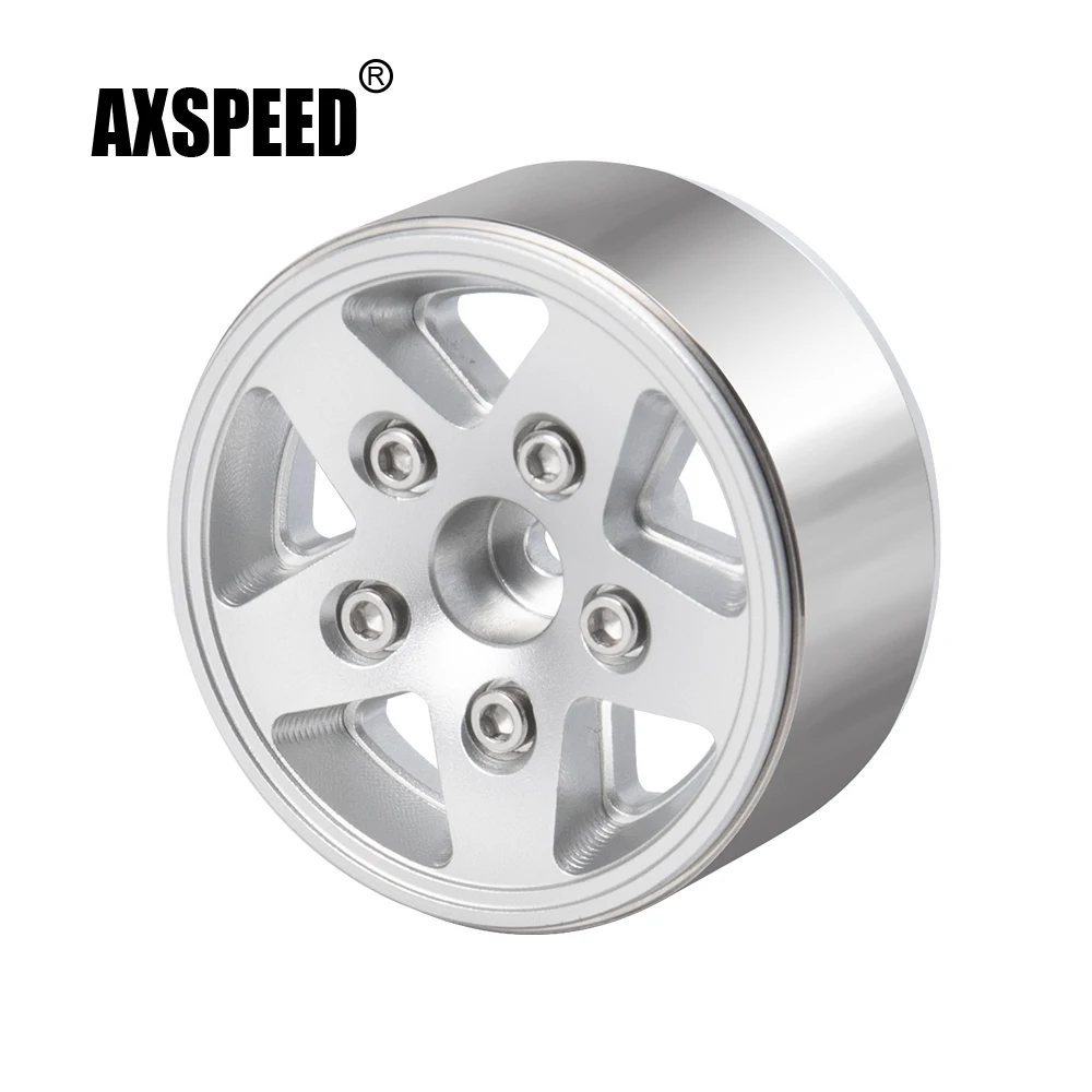 AXSPEED 4 шт. металлический сплав 1 9 дюйма обод колеса Beadlock для 1/10 SCX10 90046 Traxxas TRX-4 CC01 D90